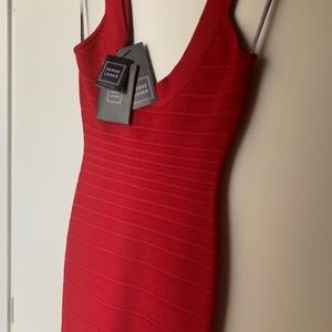 Herve Leger NWT Authentic"SYDNEY" Lipstick Red (M)